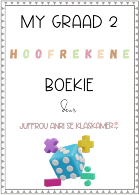 My Graad 2 Hoofrekene boekie