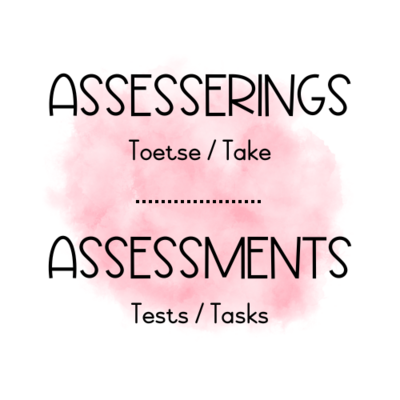 Assesserings/ Assessments