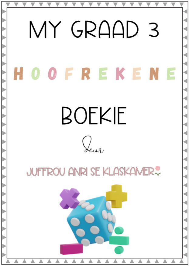 My Graad 3 Hoofrekene boekie
