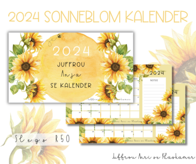 2024 Sonneblom Kalender