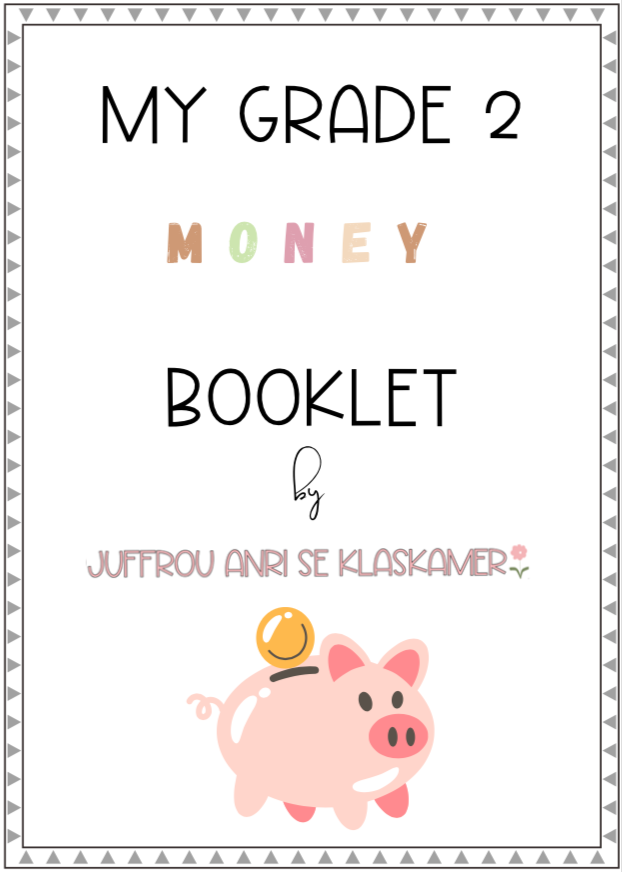 My Grade 2 Money booklet