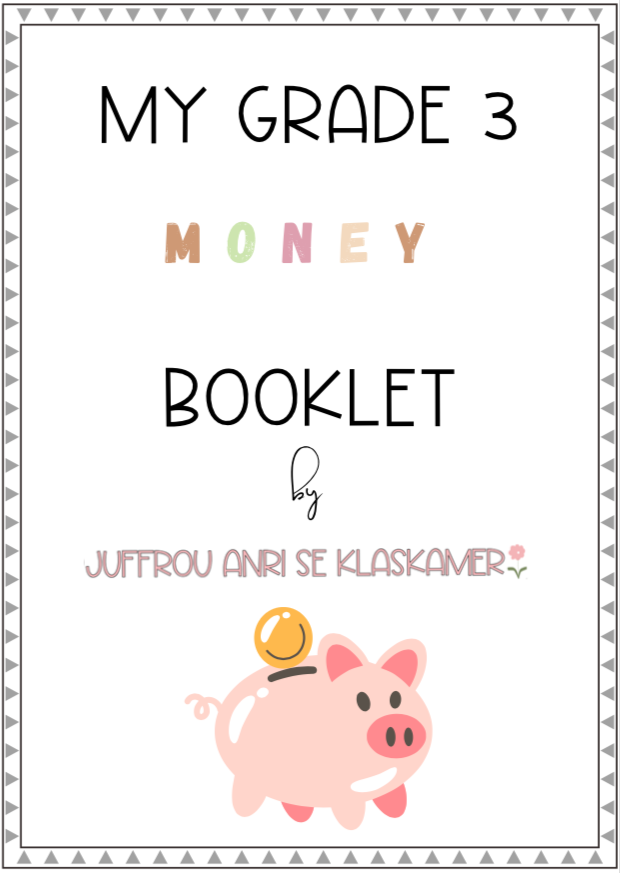 My Grade 3 Money booklet