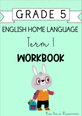 Grade 5 English Home Language Term 1 Workbook (2024)