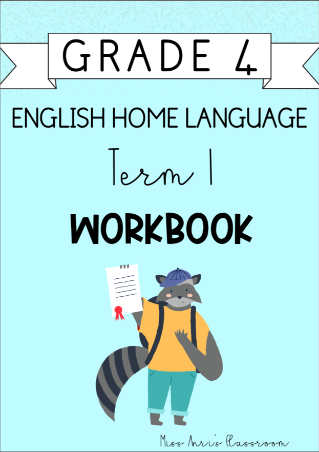 Grade 4 English Home Language Term 1 Workbook (2024)