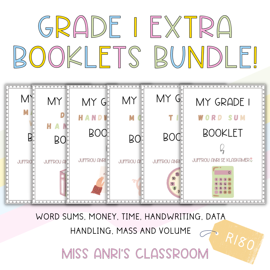 Grade 1 Extra Booklets Bundle