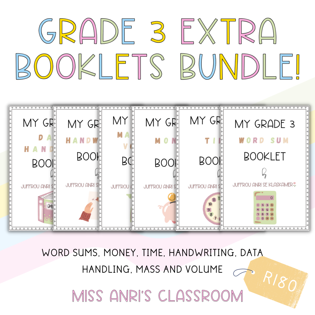 Grade 3 Extra Booklets Bundle