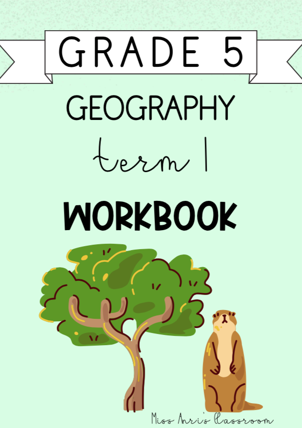Grade 5 Geography Term 1 Workbook (2024)