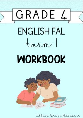 Grade 4 English FAL Term 1 Workbook (2024)