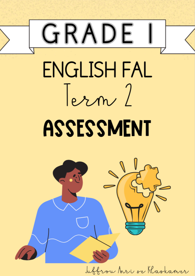 Grade 1 English FAL Term 2 Assessment (2024)
