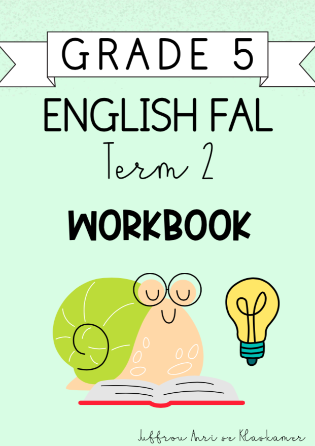 Grade 5 English FAL Term 2 Workbook (2024)