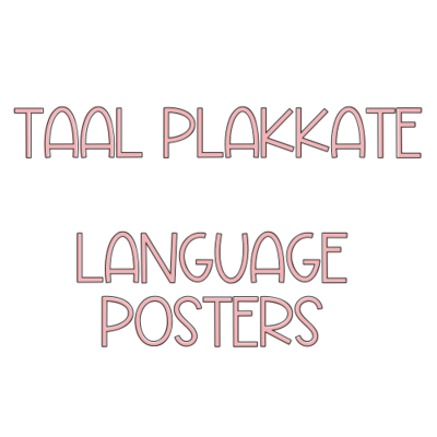 Taal plakkate / language posters