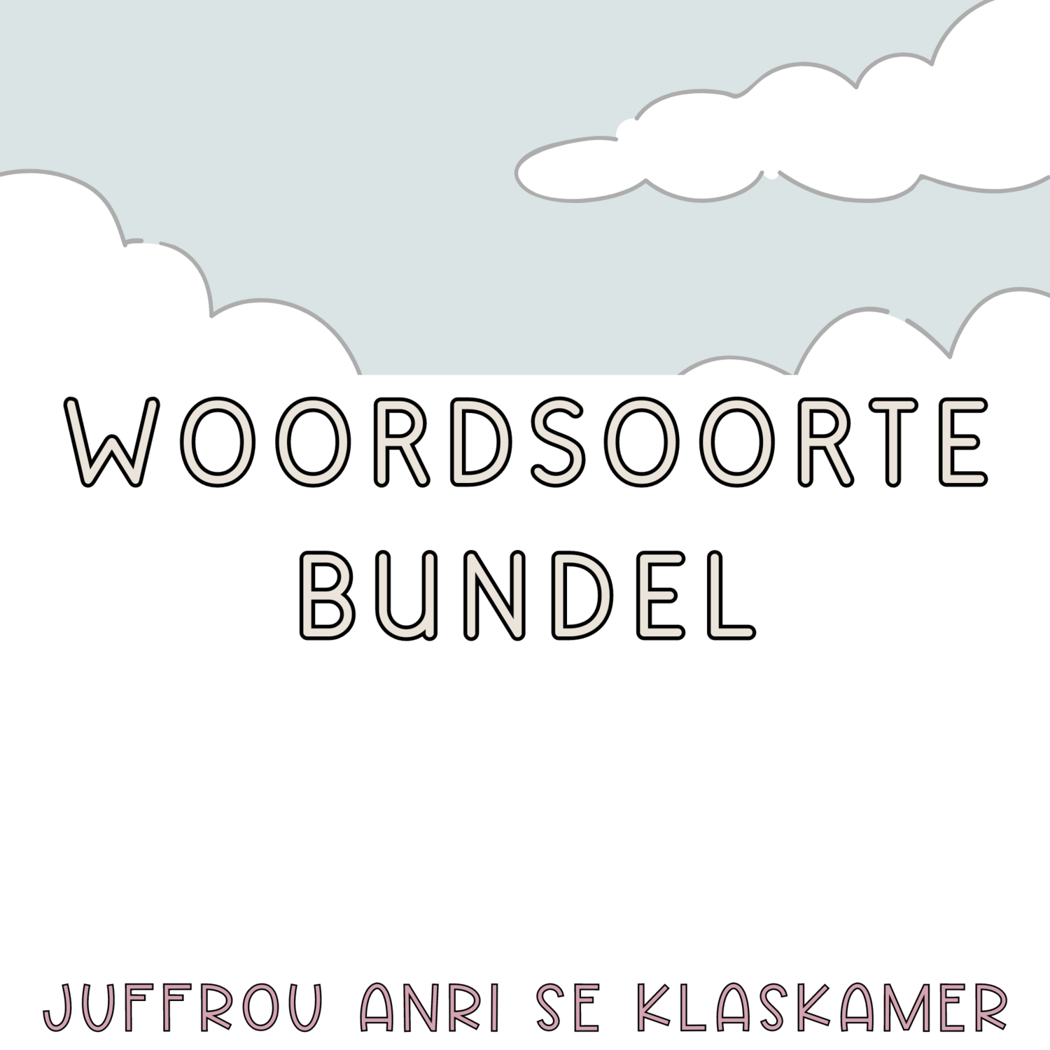 WOORDSOORTE BUNDEL - SKAPIES