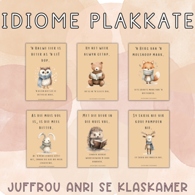 IDIOME PLAKKATE - OULIKE DIERE