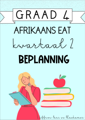 Graad 4 Afrikaans EAT Kwartaal 2 Beplanning (2024)