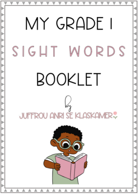 My Grade 1 Sight Words booklet