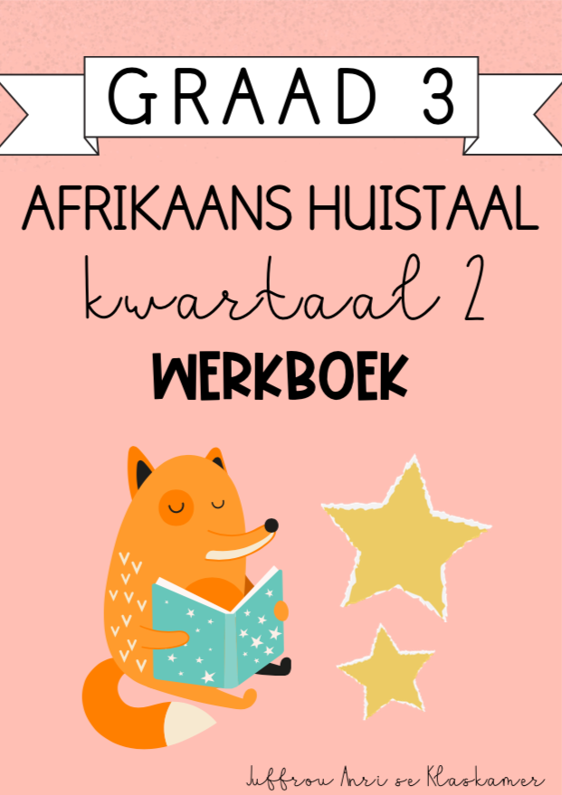 Graad 3 Afrikaans Huistaal Kwartaal 2 Werkboek (2024)