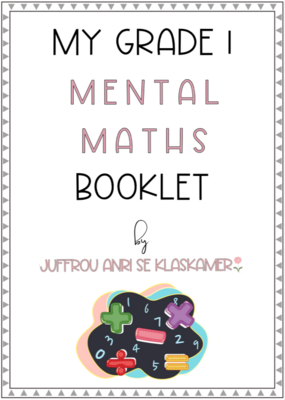 My Grade 1 Mental Maths booklet