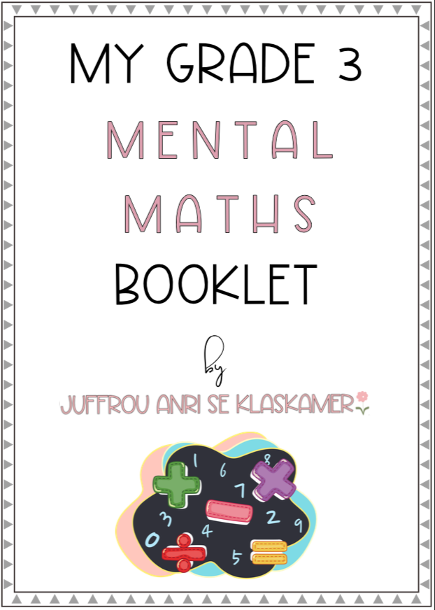My Grade 3 Mental Maths booklet