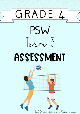 Grade 4 PSW Term 3 Assessment Project (2024)