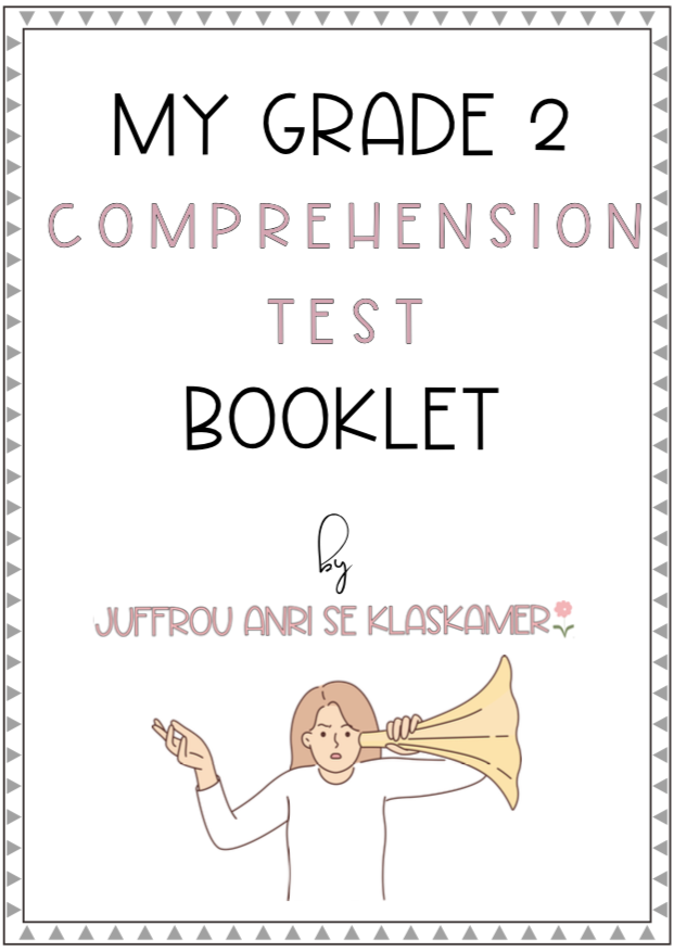 My Grade 2 Comprehension test booklet