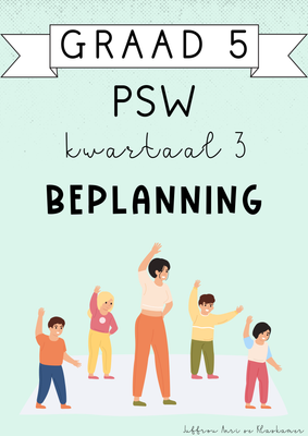 Graad 5 PSW Kwartaal 3 Beplanning (2024)