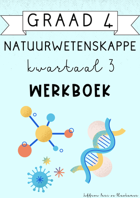 Graad 4 Natuurwetenskappe Kwartaal 3 Werkboek (2024)