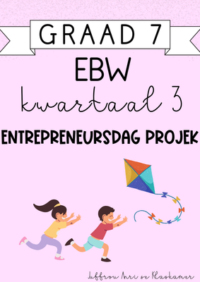 Graad 7 EBW kwartaal 3 projek