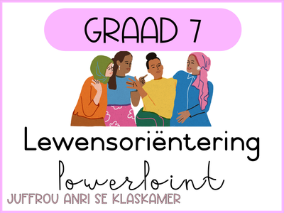 Graad 7 Lewensvaardighede kwartaal 3 PowerPoints