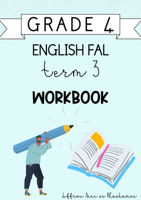 Grade 4 English FAL Term 3 Workbook (2024)