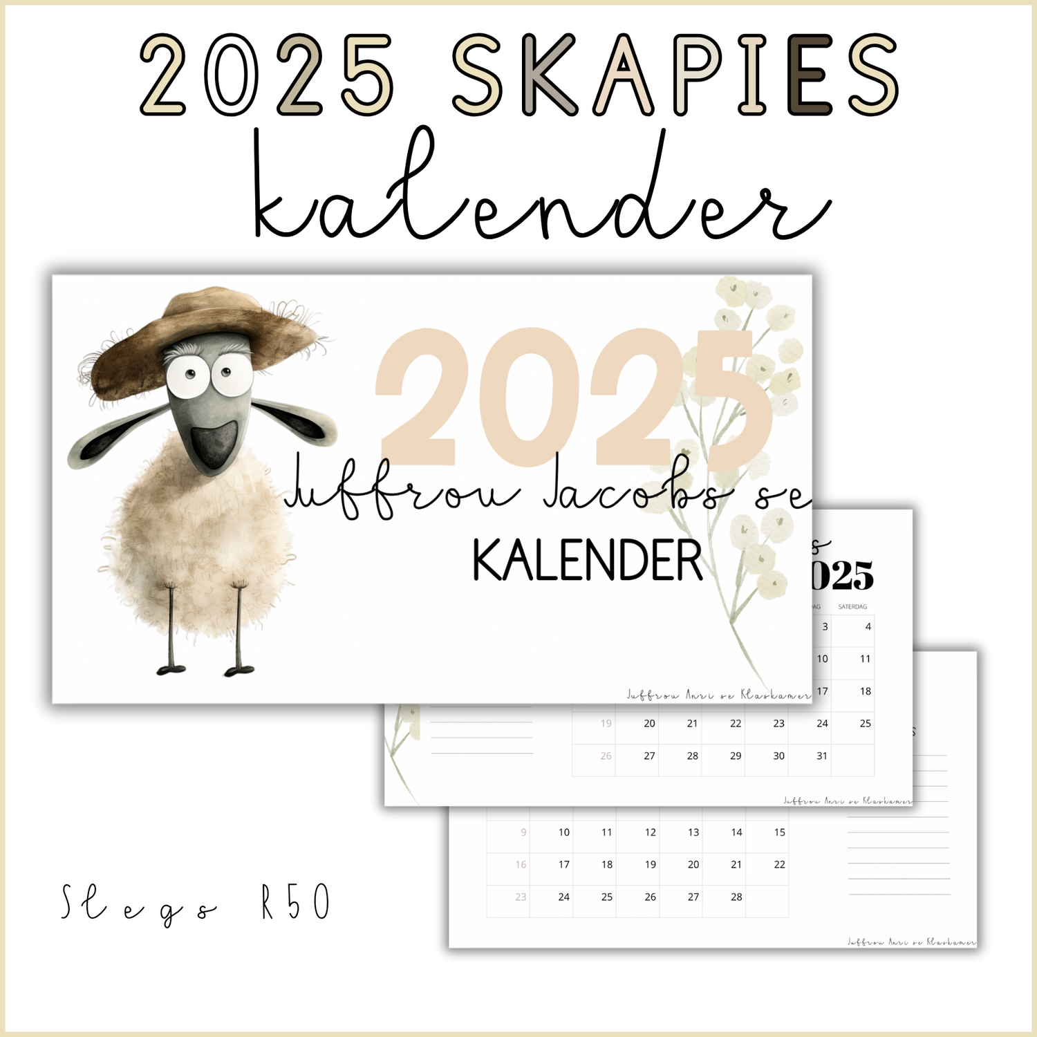 2025 SKAPIES KALENDER