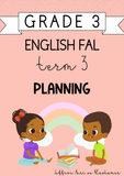 Grade 3 English FAL Term 3 Planning (2024)