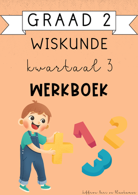 Graad 2 Wiskunde Kwartaal 3 Werkboek (2024)
