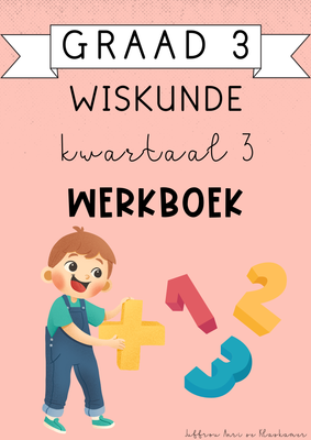 Graad 3 Wiskunde Kwartaal 3 Werkboek (2024)