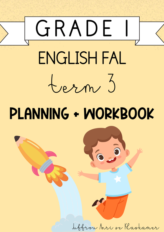 Grade 1 English FAL Term 3 Planning and Workbook (2024)