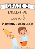 Grade 2 English FAL Term 3 Planning and Workbook (2024)