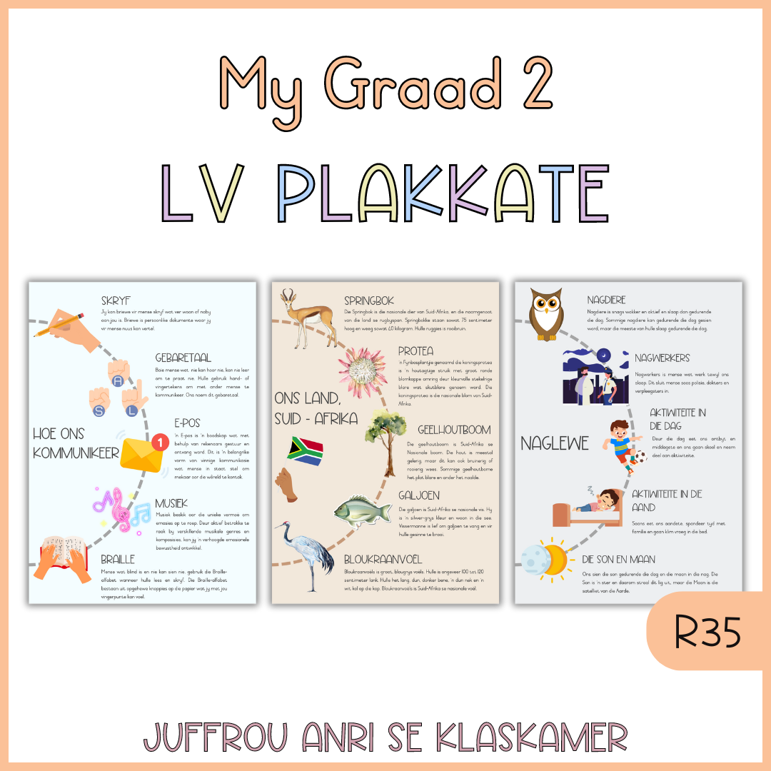 My Graad 2 Lewensvaardighede Plakkate (2024)