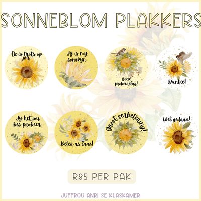 Sonneblom plakkers