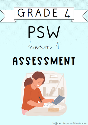 Grade 4 PSW Term 4 Assessment (2024)