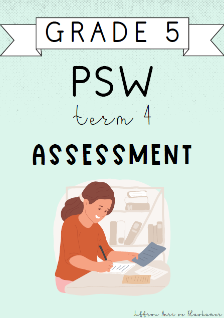 Grade 5 PSW Term 4 Assessment (2024)