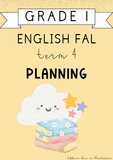 Grade 1 English FAL Term 4 Planning (2024)