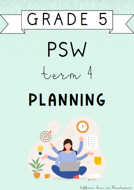 Grade 5 PSW Term 4 Planning (2024)