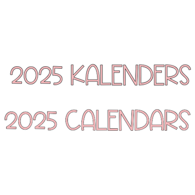 2025 Kalenders