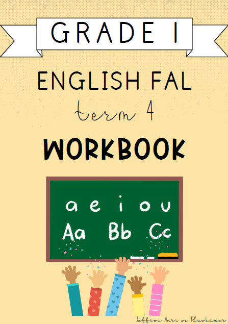 Grade 1 English FAL Term 4 Workbook (2024)