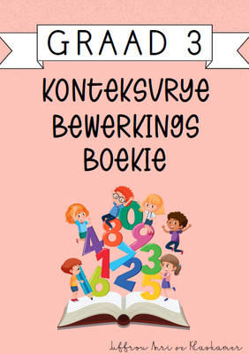 My Graad 3 Konteksvrye Bewerkings boekie (2024)