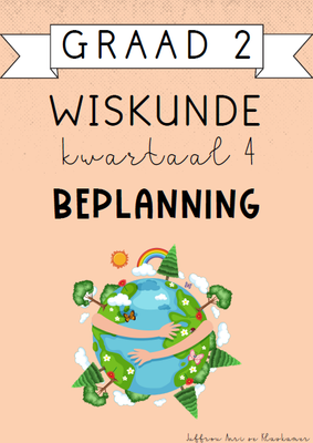 Graad 2 Wiskunde Kwartaal 4 Beplanning (2024)