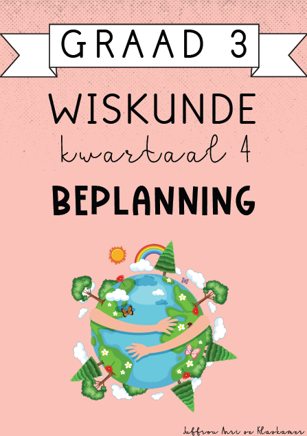 Graad 3 Wiskunde Kwartaal 4 Beplanning (2024)
