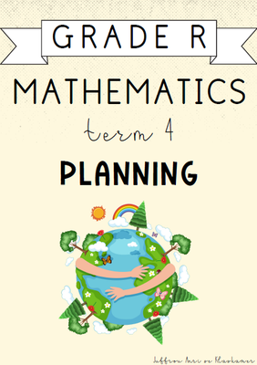 Grade R Mathematics Term 4 Planning (2024)