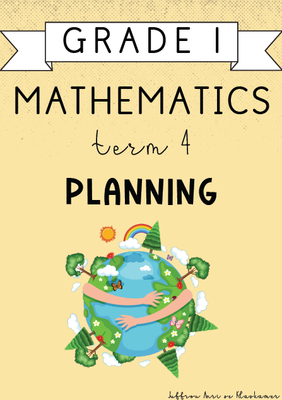 Grade 1 Mathematics Term 4 Planning (2024)