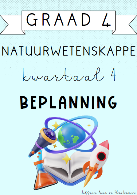 Graad 4 Natuurwetenskappe Kwartaal 4 Beplanning (2024)