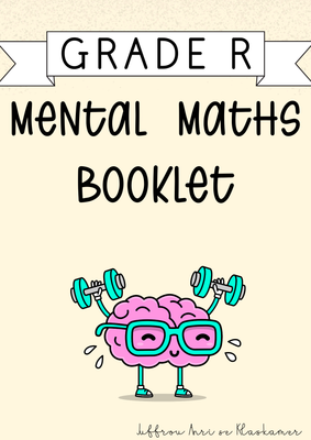 My Grade R Mental Maths booklet